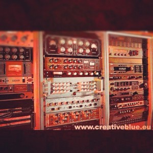 some gear at creativeblue studios